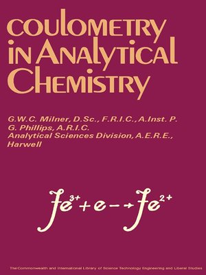 cover image of Coulometry in Analytical Chemistry